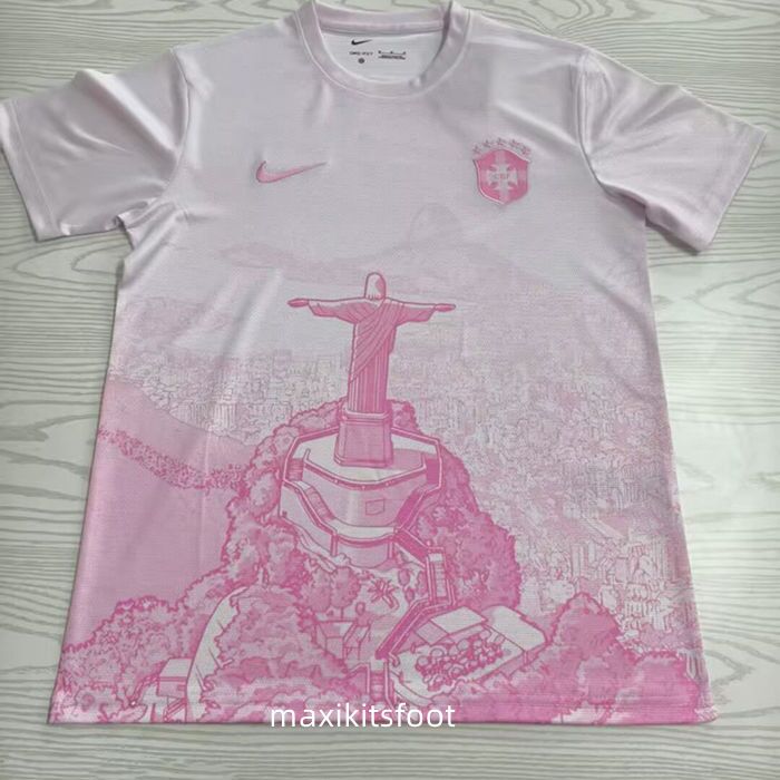 Maillot De Foot Br sil 2025 2026 dition Sp ciale Rose Maxikits Foot